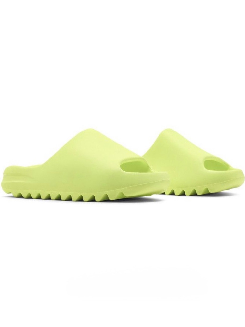 Adidas Yeezy Slides Glow Green Size 7